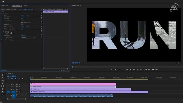 Mask Video in Text Shape Effect in Adobe Premiere Pro (Tutorial)