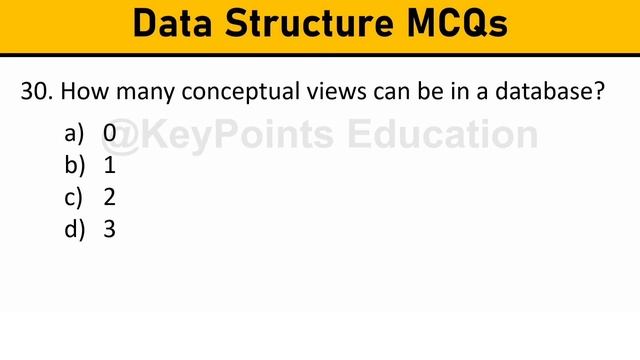 Top 50 Data Structure MCQs | Computer Science | data structure and algorithms mcq