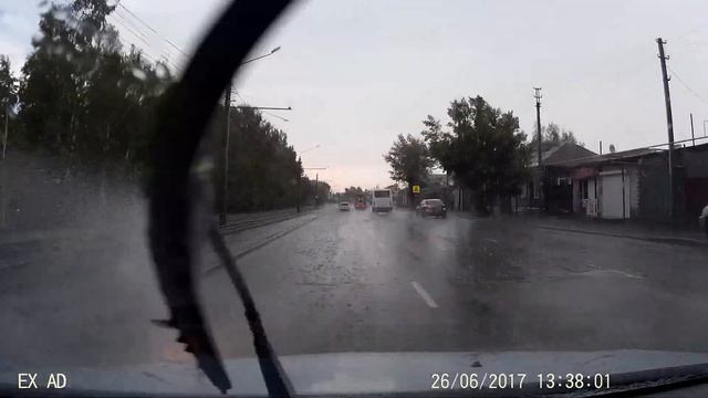 По лужам