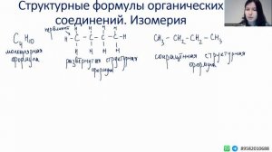 Структурные формулы органических соединений . Изомерия