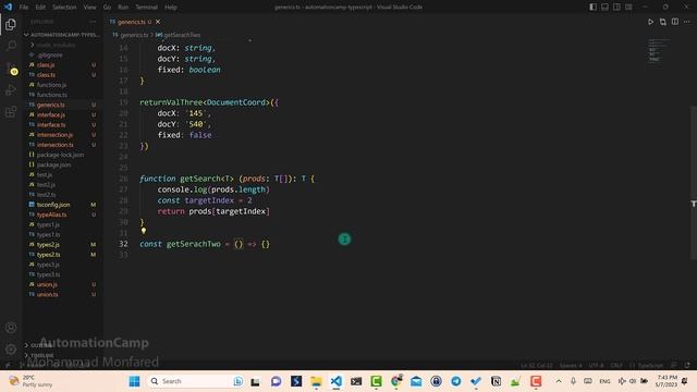 Typescript Tutorial #11 – Generics - آموزش تایپ اسکریپت – جلسه یازدهم