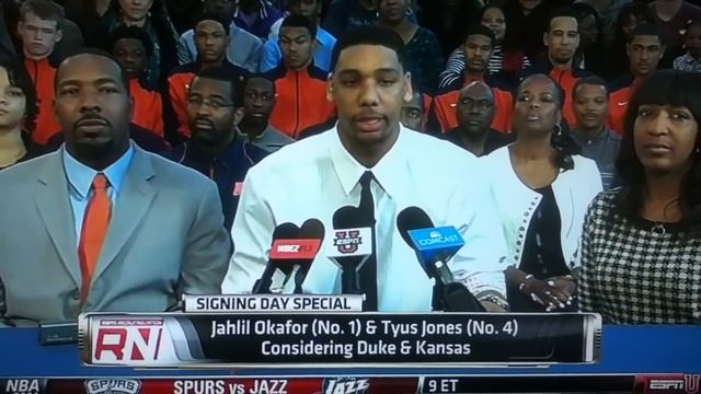 No.1 Jahlil Okafor & No.4 Tyus Jones commit to Duke смотреть онлайн