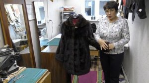 Переделка норковой шубы .