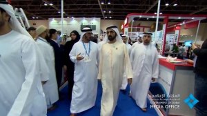 Мохаммед ибн Рашид Аль Мактум на выставке «GESS DUBAI»