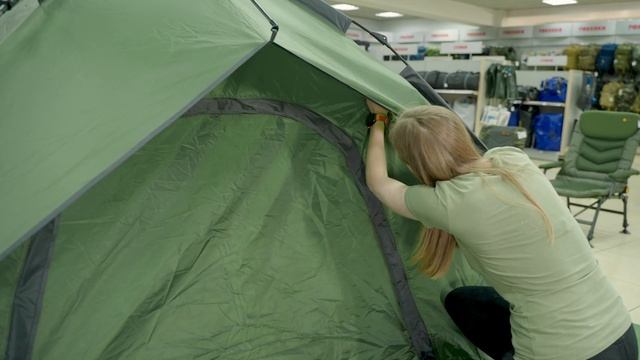 Палатка Naturehike Automatic tent 4 forest green. Обзор смотреть онлайн