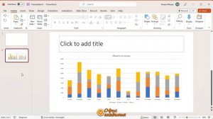 Копиране на свързани диаграми от Excel в PowerPoint (видео 50 от 100)