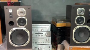 Колонки Sansui sp-v100, усилитель Sansui au-a 607nra