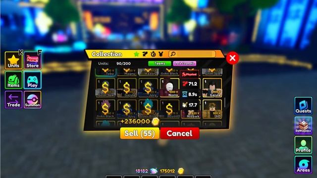 DELETING MY UNITS FROM ANIME ADVENTURE (UNIQUE SHINY LULU, UNIQUE METAL KNIGHT) смотреть онлайн