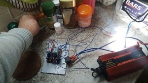 Схема автоматического переключения питания инкубатора на инвертор.