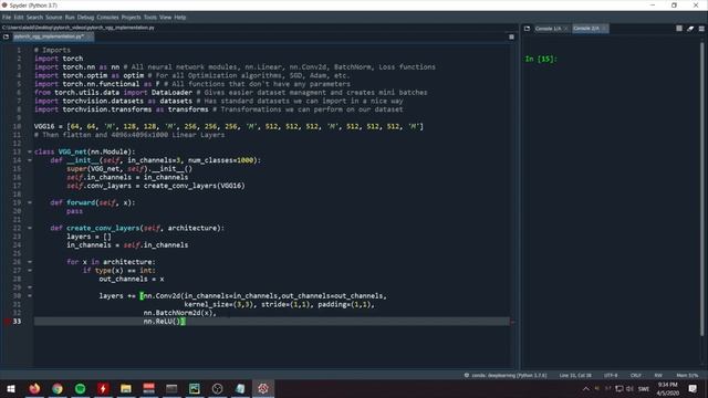 Pytorch VGG implementation from scratch смотреть онлайн