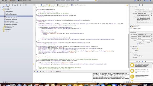Урок 12 Часть 2 - Продолжаем осваивать Core Data смотреть онлайн