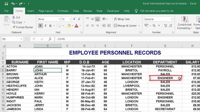 Rapid Learning | Find Replace Go to | Microsoft Excel Course