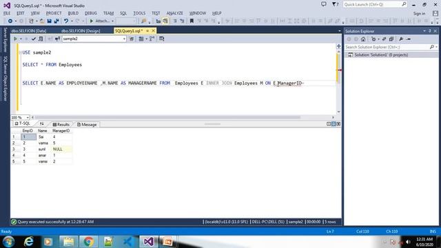 SQL TUTORIAL IN TELUGU || CROSS AND SELF JOINS IN SQL