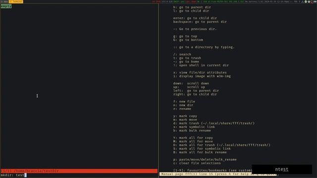 [fff] - Terminal file manager written in bash смотреть онлайн