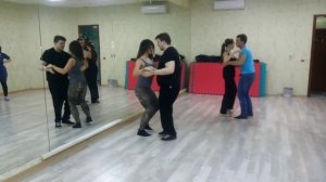 Бачата урок - Средний уровень 30.12.14