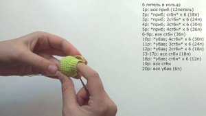 Вязаная груша крючком | мастер-класс | Smirnova.me