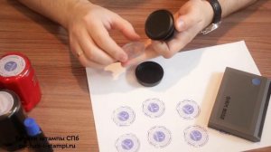 Простая пластиковая ручная печать. Ручная оснастка для печати. Обзор.