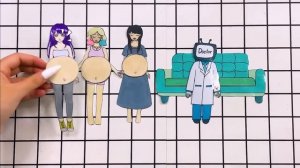 [?paper diy?] Wednesday Makeup Blind Bag ??  #Wednesday Makeup Compilation 놀이 종이 #2