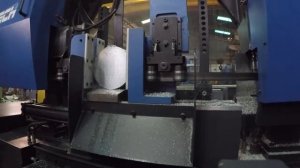 Скоростная резка алюминия 200 мм 30 сек транспортер заготовок
