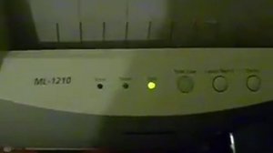 Samsung ML-1210 error message