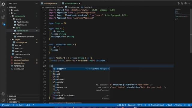 Interactive Form with React JS