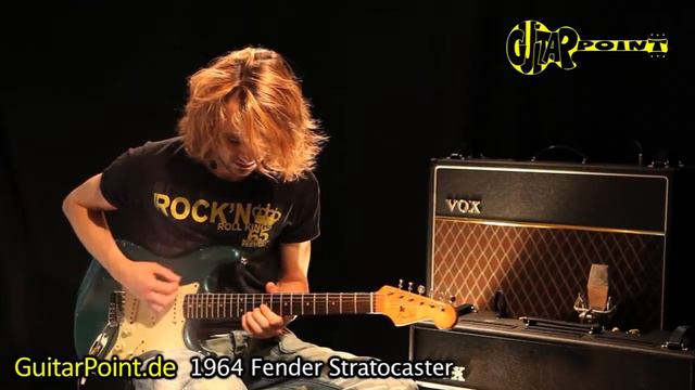 1964 Fender Stratocaster lake placid blue - guitarpoint.de смотреть онлайн