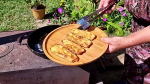 Жаренный Кабачок  Два Блюда из Одного Кабачка  Азербайджанская Кухня Деревенская Кухня Рецепты