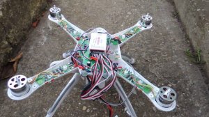 Замена приемника RX703 на RX1002 у Walkera QR-X350 PRO