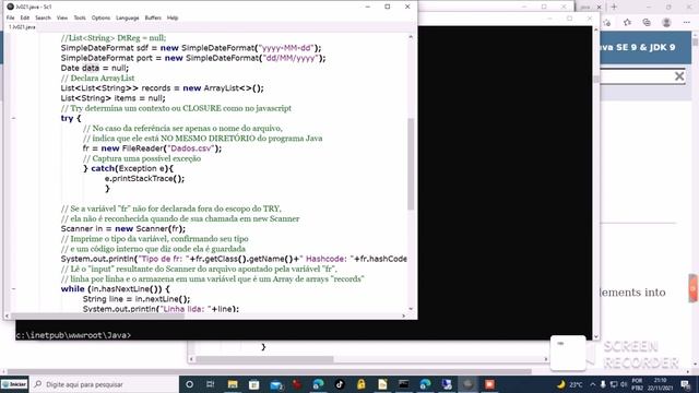Java - Jv021 - Leitura CSV - Tratamento campo Date смотреть онлайн