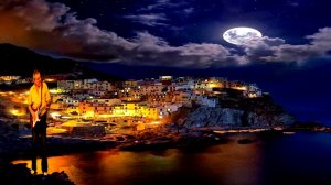 ФУТАЖ ГИТАРИСТ НА МОРЕ