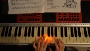 Пусть бегут неуклюже..Песенка крокодила Гены.Медленно.Пианино