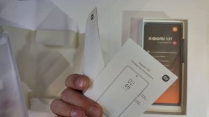 Xiaomi 13t распаковка