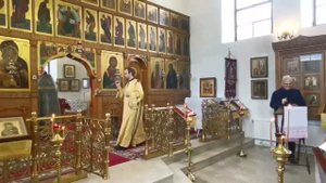 Богослужение с сурдопереводом. Фрагмент