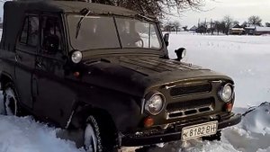 Покатушки УАЗ 469 Зима
