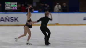 PINCHUK / POGORIELOV (UKR) | Ice Dance Rhythm Dance | Gdansk 2022 | #JGPFigure