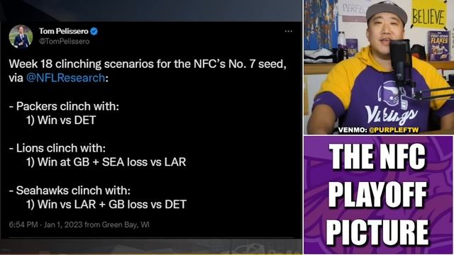 NFC Playoff Scenarios: Minnesota Vikings Settling Into the 3-Seed смотреть онлайн