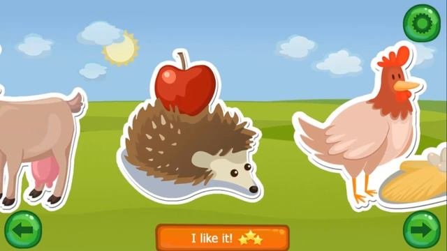 Развивающие пазлы с животными для детей