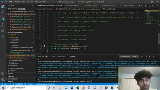 Java Basics: String Methods and Comparators + Project 2 смотреть онлайн