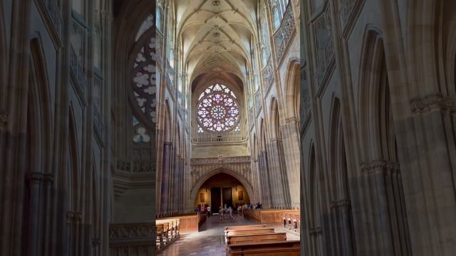 Stunning St Vitus Cathedral Prague #cathedral #praguecastle #stvituscathedral #Praha