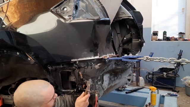 NISSAN ROGUE | вытяжка | #crumpl | #bodyrepair | #кузовнойремонт смотреть онлайн