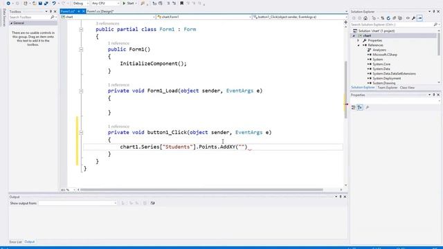 C# Charts \ Graphs Visual Studio смотреть онлайн