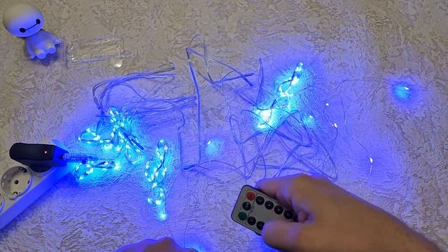 Красивая светодиодная гирлянда - занавеска с Алиэкспресс / Классная гирлянда из Китая