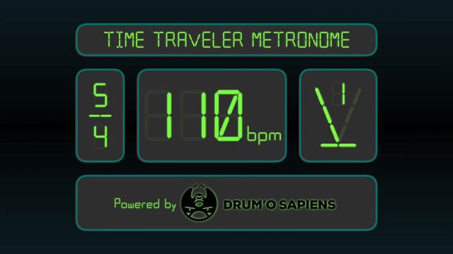 110bpm | 5/4 | Metronome смотреть онлайн