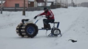 мотособака-самоделка-мотоблок НЕВА