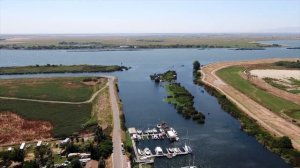 Fly over Sacramento-San Joaquin Delta island on the market for $1.195 million