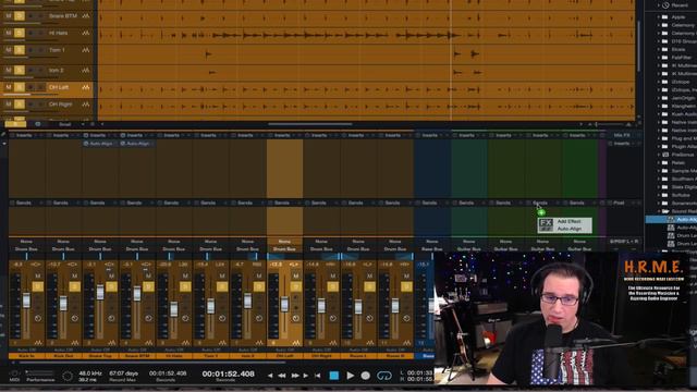 Drums - Phase Correction Plugin - Auto Align - HomeRecordingMadeEasy.com смотреть онлайн