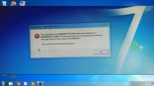 Werfault.exe-Application Error || The Instruction at 0x0000 referenced memory at 0x0000 the require смотреть онлайн