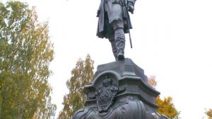 Памятник Петру I, 1873 г., скульптор И.Н.Шредер, архитектор И.А.Монигетти, Город Петрозаводск