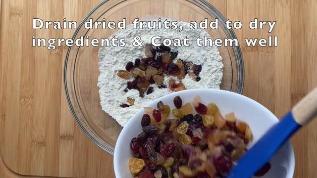 How To Make A Christmas Fruit Cake | Last Minute Light Christmas Fruit Cake Without Alcohol Recipe