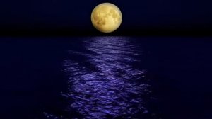 Усыпляющая музыка для сна, видео картина - лунный пейзаж